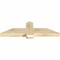 Ekena Millwork Eugene Rough Sawn Timber Gable Bracket, Douglas Fir, 48"W x 14"H x 4"D x 6"F, 7/12 Pitch GBW048X14X0406EUG00RDF - alternate 2